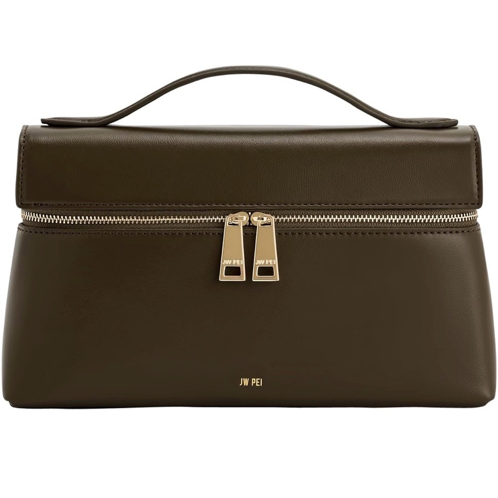JW PEI Dark Olive Satchel Bag